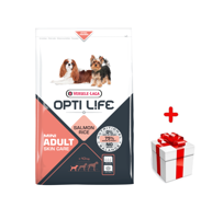 VERSELE-LAGA Opti Life Adult Skin Care Mini 2,5kg + niespodzianka dla psa GRATIS!