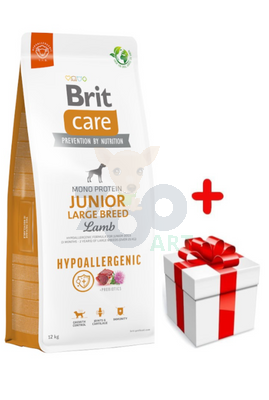 brit care hypoallergenic junior large breed lamb & rice