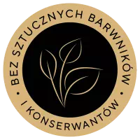 Bez sztucznych barwników i konserwantów