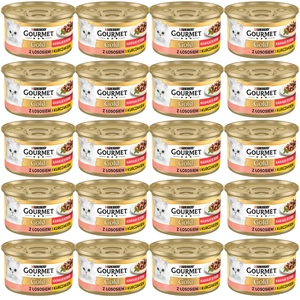 Purina Gourmet Gold łosoś/ kurczak w sosie 72x85g