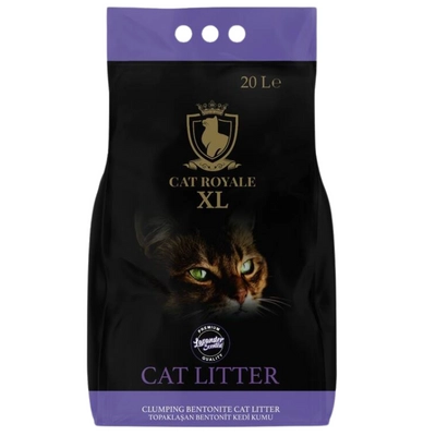 Cat Royale Lawenda żwirek bentonitowy 20l-15,7kg\ Opakowanie uszkodzone (3061) !!! 