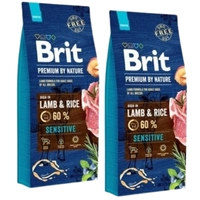 BRIT Premium By Nature Sensitive Lamb 2x8kg