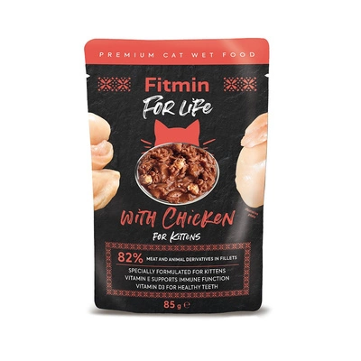 Fitmin Cat For Life Kitten Chicken 85g 