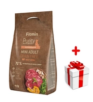 FITMIN Purity Mini Adult Grainfree Beef 4kg + niespodzianka dla psa GRATIS!