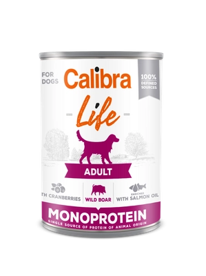 CALIBRA Dog Life Adult Wild boar with cranberries 400g