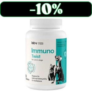 Lab-v Immuno Twist – wsparcie naturalnej odporności i witalności dla psów i kotów 60 kapsułek twist off