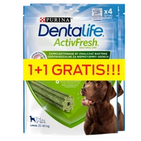 Purina Dentalife Activefresh Large 142g+142g GRATIS