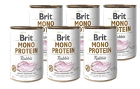 BRIT MONO PROTEIN RABBIT 6x400g