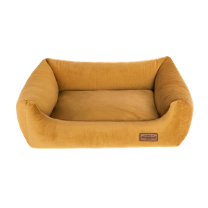 RECOBED Kanapa Welurove miodowa M 80x65cm