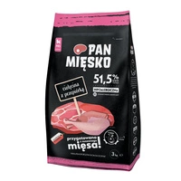 PAN MIĘSKO Cielęcina z przepiórką L 9kg dla szczeniąt + niespodzianka dla psa GRATIS!