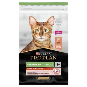PRO PLAN Sterilised Vital Functions Karma dla kotów bogata w łososia 10kg/Opakowanie uszkodzone (3404) !!!