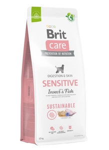 BRIT CARE Sustainable Sensitive Insect & Fish 12kg/Opakowanie uszkodzone (2639) !!!