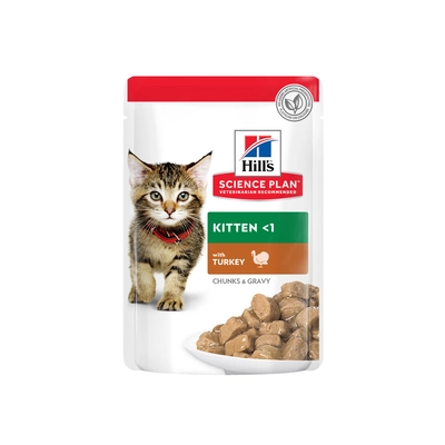 HILL'S SP Science Plan Feline Kitten Indyk 85g saszetka