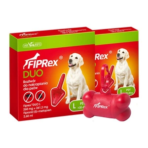 VET-AGRO FIPREX DUO L 268 mg + 241,2 mg x 2 + Dozownik na woreczki GRATIS