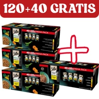 Sheba Nature's Collection Drobiowe Smaki w galaretce - mokra karma dla kota 120x85g + 40x85g GRATIS