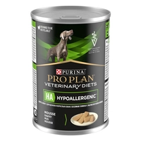 PRO PLAN Veterinary Diets HA Hypoallergenic Karma mokra dla psa mus 400g (2 gatunek opakowania)