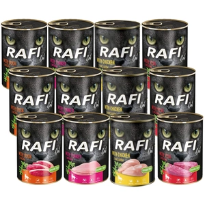 RAFI Cat Adult Mix Smaków 12x400g