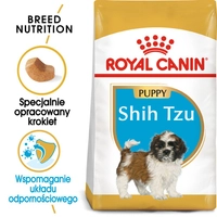 ROYAL CANIN Shih Tzu Puppy 1,3 kg karma sucha dla szczeniąt do 10 miesiąca, rasy shih tzu opakowanie Uszkodzone (1756)