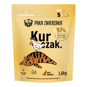 Paka Zwierzaka - Karma sucha KOT Kurczak KOCIĘTA "S'' 1,6kg