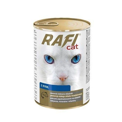 RAFI Cat Kawałki z rybą w sosie- puszka 415g