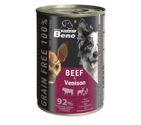 Super Beno PIES bezzbożowe kąski z wołowiną i dziczyzną w sosie 415g