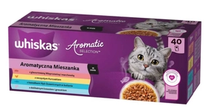 WHISKAS Adult saszetki Aromatyczna Mieszanka 40 x 85 g - mokra karma dla kota