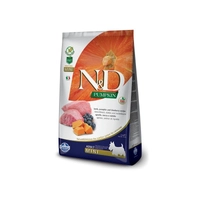Farmina N&D Pumpkin Grain Free canine LAMB & BLUEBERRY ADULT MINI 4,8kg\ Opakowanie uszkodzone (2497) !!! 