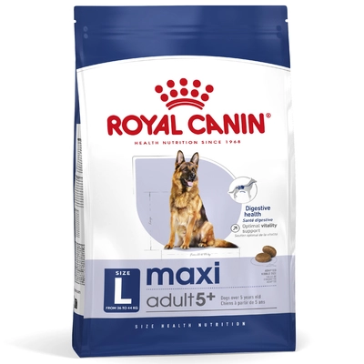 ROYAL CANIN Maxi Adult 5+ 15kg karma sucha dla psów starszych, od 5 do 8 roku życia, ras dużych/Opakowanie uszkodzone (4358,4672,4682,5698,5803,5821,6138, 8439) !!! 