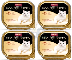 ANIMONDA Cat Vom Feinsten adult cat smak: wołowina + kurczak 32x100g