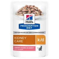 HILL'S PD Prescription Diet Feline k/d łosoś 12 x 85g - saszetka