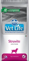 FARMINA Vet Life Dog Struvite (Urinary) 12kg + Advantix - dla psów 25-40kg (pipeta 4ml) 	