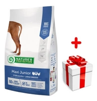 NATURES PROTECTION Maxi Junior 12kg + niespodzianka dla psa GRATIS!