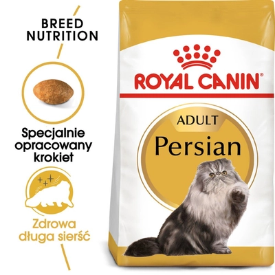 ROYAL CANIN Persian Adult 10kg karma sucha dla kotów dorosłych rasy perskiej/Opakowanie uszkodzone (1825) !!! 