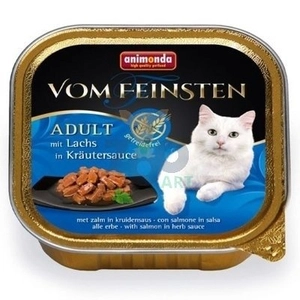 ANIMONDA Cat Vom Feinsten adult NoGrain Łosoś w sosie ziołowym 100g