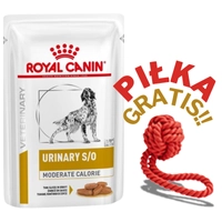 ROYAL CANIN Dog Urinary Moderate Calorie 12x100g - dla psa + PIŁKA GRATIS!!!