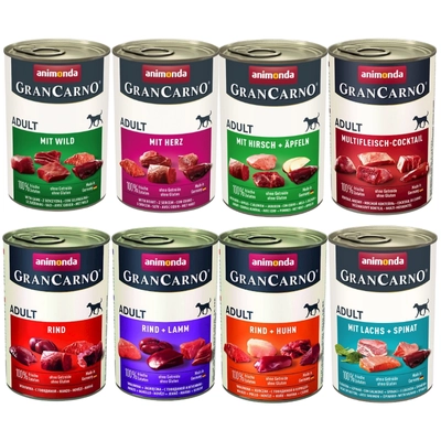 ANIMONDA GranCarno Adult Dog Mix Smaków 8x400g