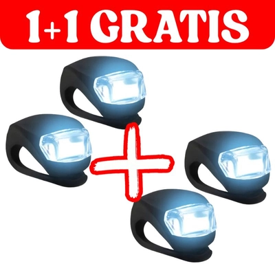 Lampka silikonowa rowerowa 