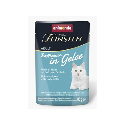 ANIMONDA Vom Feinsten Raffinesse kurczak z czarniaki w galarecie 85g