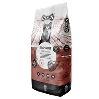 Canun Dog Sport 20kg z wołowiną karma dla psów energicznych i sportowych (40% mięsa) / Opakowanie uszkodzone (4388) !!! 