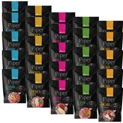 DOLINA NOTECI Piper dla psa Mix Smaków 25x 500g
