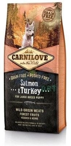 Carnilove Salmon & Turkey for Large Breed Puppy 12kg