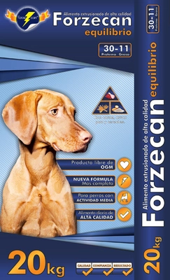 Forzecan Equilibrio 45% MIĘSA bez GMO 18kg / Opakowanie uszkodzone (2268) !!!