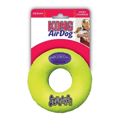 KONG AIRDOG SQUEAKER DONUT - zabwaka dla psa - M