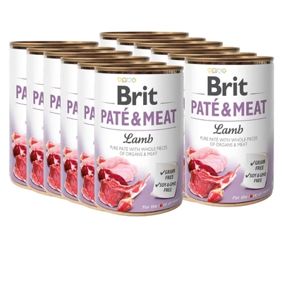 BRIT PATE & MEAT LAMB 12x400g