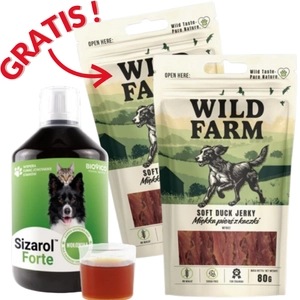 BIOVICO Sizarol Forte 250 ml+ GRATIS WILD FARM miękka pierś z kaczki 2x80g