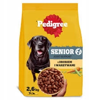 Pedigree Adult Senior z Drobiem i Warzywami 3x2,6kg