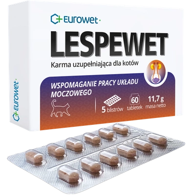 EUROWET Lespewet 60tabl dla kotów