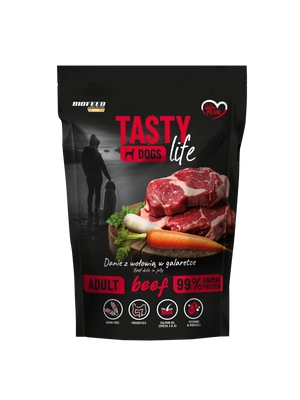 Tasty Dogs Life Danie z wołowiną w galaretce 500g