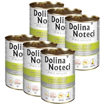 Dolina Noteci Premium Gęś z ziemniakami 6x400g