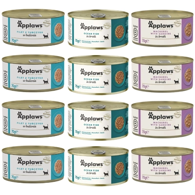 Applaws Cat Mix Rybny 12x70g 